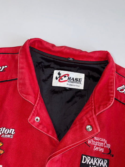 Dale Earnhardt Jr #8 Budweiser NASCAR Winston Cup Chase Authentics Vintage Racing Jacket
 (2XL)