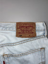 Levi’s 501 Light Wash Denim Jeans (W:32) (L:44)