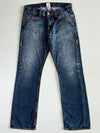 True Religion Dark Wash Bootcut Jeans (W:35|L:44)