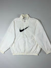 Nike Swoosh White Zip-Up Jacket (2XL/3XL)
