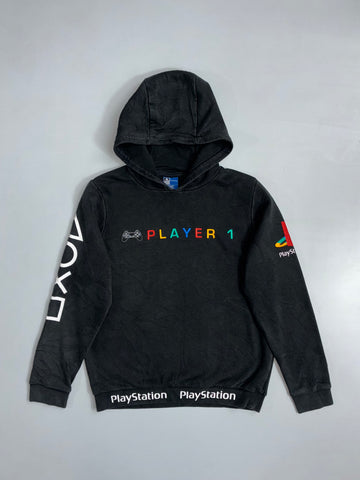 PlayStation | Player 1 Graphic Hoodie | Black (S)