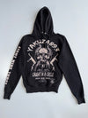 Yakuza893 | Black Caught In A Circle Graphic Hoodie | (S/M)