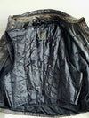 Vintage Hein Gericke Distressed Black Leather Belted Moto Jacket (M)