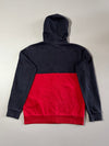 Champion Navy & Red Colour Block Fleece Zip Hoodie – (S)