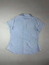 Tommy Hilfiger Women’s Oxford Button-Up Shirt – Light Blue Women’s(M)