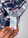 Tommy Hilfiger Custom Fit Plaid Short Sleeve Shirt (XL)