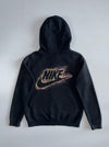Nike Sportswear | Gold Swoosh Full-Zip Hoodie | Black (S)