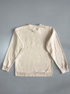 Roots Canada Embroidered Logo Crewneck Sweatshirt – Cream (M)