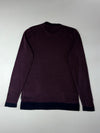 Jack & Jones Premium Striped Crewneck Sweater – Maroon & Black (M)