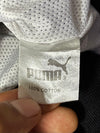 Puma Colorblock Track Jacket – Black/White with Blue Graphic (XS)