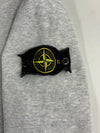 Stone Island Grey Melange Crewneck Sweatshirt with Compass Badge (S)