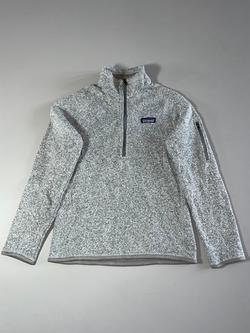 Patagonia Better Sweater Quarter-Zip Fleece (Birch White) women's (XS)