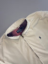 Polo Ralph Lauren Cream Harrington Jacket Plaid Lined (XL/2XL)