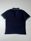 Tommy Hilfiger | Navy Green-Tip Polo (XL)