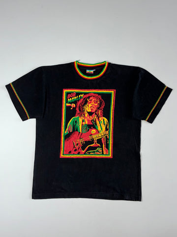 Bali Ayu | Bob Marley Rasta Graphic Tee Black (L)