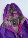 The North Face | Detachable hood Purple Hyvent Hooded Women's Jacket | (M)