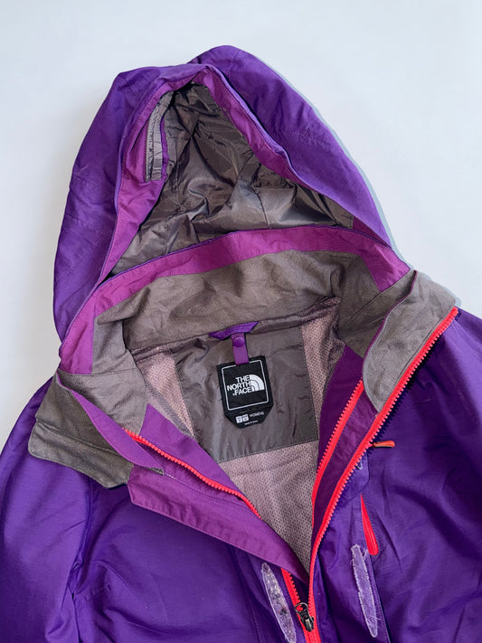 The North Face | Detachable hood Purple Hyvent Hooded Women's Jacket | (M)