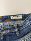Y2K GAS Distressed Wide Leg Jeans – Dark Wash (W:32) (L:38)