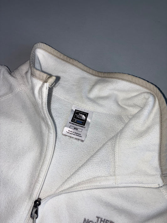 The North Face 1/4 Zip Fleece Pullover – White Women’s (S)