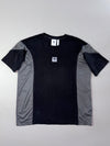 Adidas Originals Black & Grey Mesh Panel Trefoil Tee (XL)
