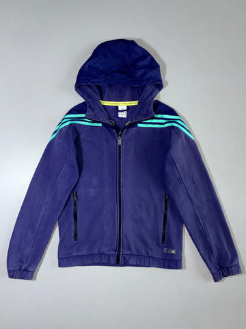Adidas Purple Fleece-Lined Track Jacket (M)