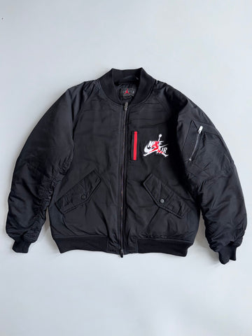 Jordan Nike Air Bomber Jacket | Black (M)