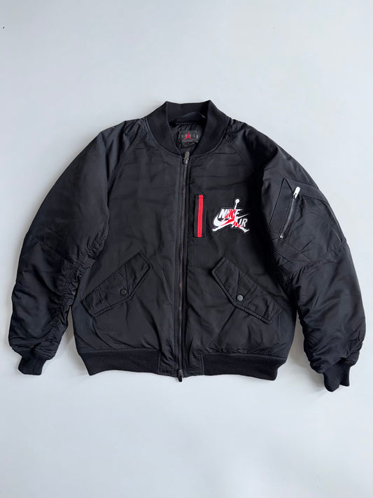 Jordan Nike Air Bomber Jacket | Black (M)