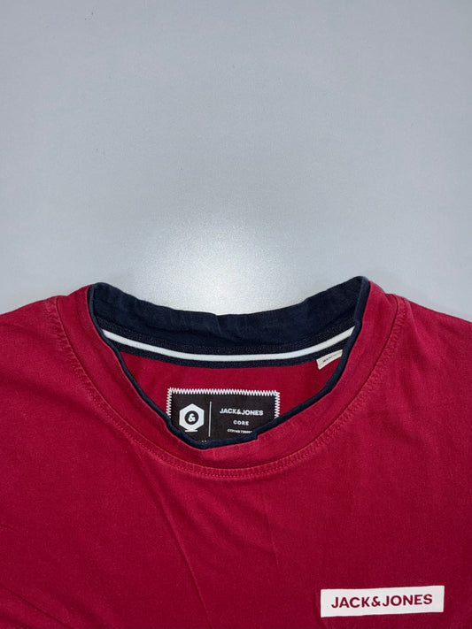 Jack & Jones Red Stripe Tee (S)