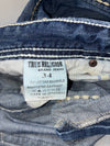 True Religion Brand Jeans Straight Leg Denim (W:34) (L:46)