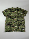 Digital Camo Print Tee – Green (XL)