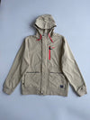 Nike Fleece Hooded Jacket | Beige Red | (L/XL)