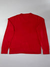 Tommy Hilfiger Red Premium Cotton V-Neck Sweater (XL)