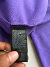 The North Face Snap Button Fleece Pullover Purple Black Women’s (S)