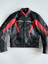 Polo Motorrad Competition Vintage Leather Biker Jacket (Paded)(M)