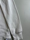 Polo Ralph Lauren White Half-Zip Hoodie with Gothic ‘P’ Chenille Patch(L)