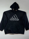 Adidas Fleece Pullover Hoodie – Black (2XL)
