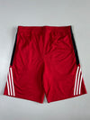 Adidas Red Colorblock Basketball Shorts (W:38|L:23)