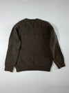 Carhartt | Olive Brown Chunky Rib Knit Sweater – Raglan Sleeve | (M)