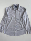 Tommy Hilfiger | Grey Dobby Textured Slim Fit Shirt (XL)