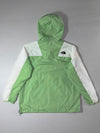The North Face Green Colorblock Anorak Jacket – Half-Zip Hooded, (XL)
