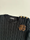 Lauren RL Monogram Sweater woman’s (S)