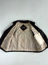 Ye Sol Leather Itaewon Seoul Dark Brown Leather Utility Vest, 4 Pockets, (S)