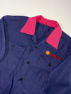 Shell Helix Navy Pink Mechanic Work Shirt (S)