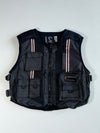 Arlen Ness Bikewear Tactical Utility Motorcycle Vest – Black, 3M Reflective (XL)