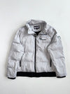 Big Train Osaka Grey Puffer Jacket with Embroidered Logo (M)