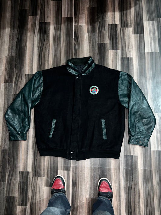 Ultra Premium Varsity Jacket with Premium Leather on sleeve (2XL) (RARE)