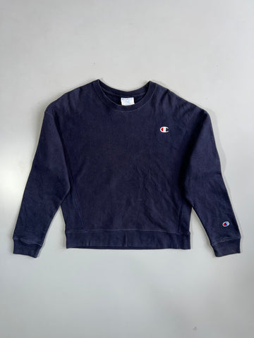 Champion Reverse Weave | Solid Crewneck Sweatshirt (S)