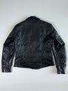 Scout Leder Braided Shoulder Perfecto Leather Biker Jacket (L)