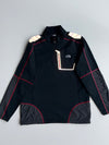 The North Face Summit Series Quarter-Zip Fleece – Black/Red (L)