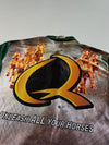 Vintage NHRA Qpower.com Leaf Racewear Drag Racing Pit Crew Shirt(2XL/3Xl)